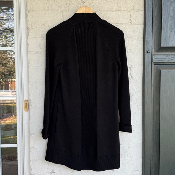 Etcetera Sambuca Black Wool/Cashmere Essential Sweater Jacket Size XS - Picture 6 of 9
